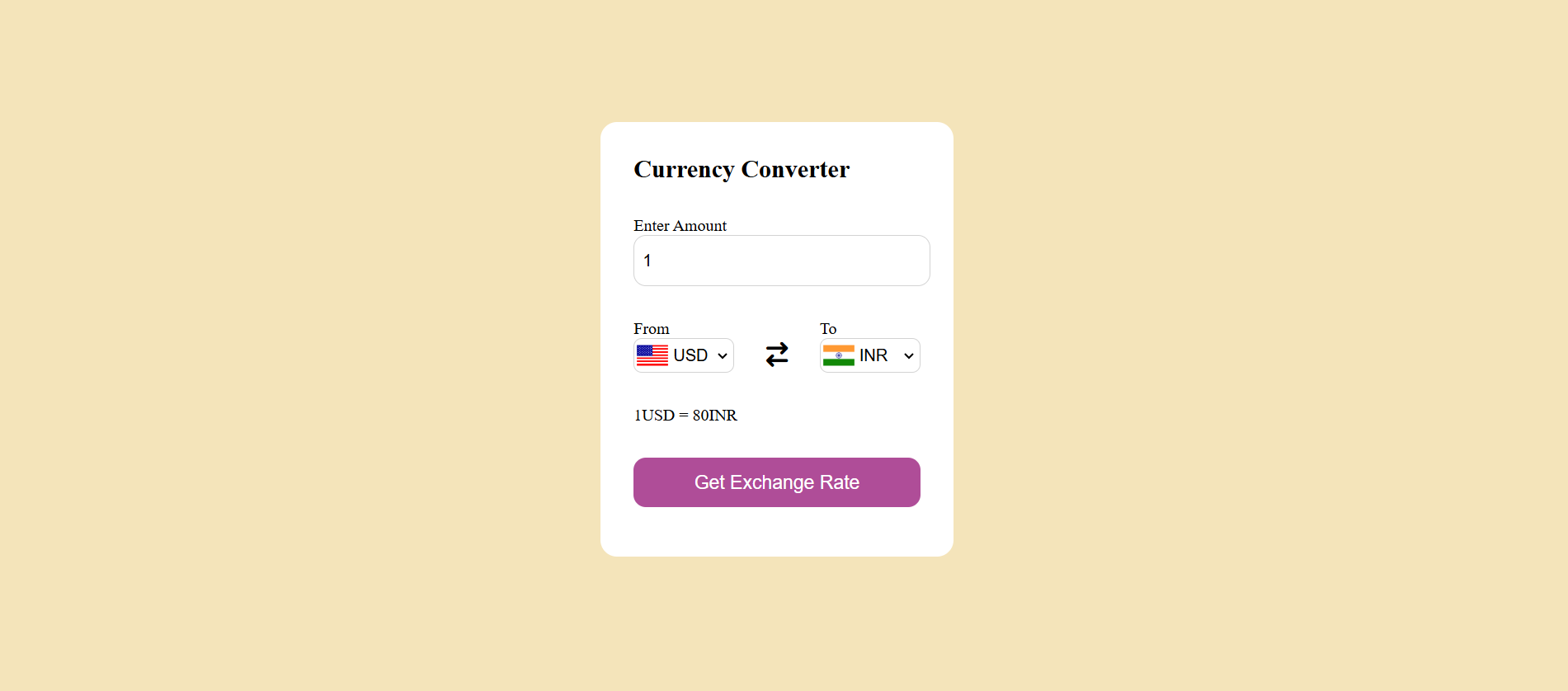 Currency Convertor